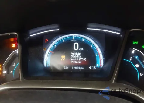 2018 Honda Civic Ex-T from USA, damaged, VIN JHMFC1F38JX030525